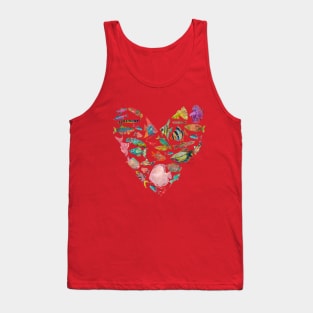 Heart of Tropical Fish Tank Top